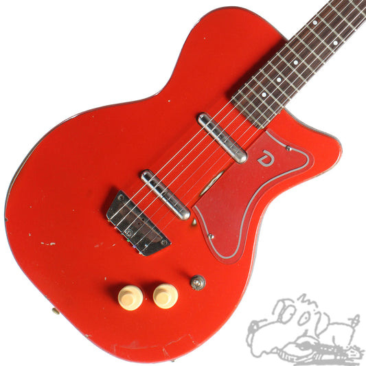 1958 Danelectro U-2 Red