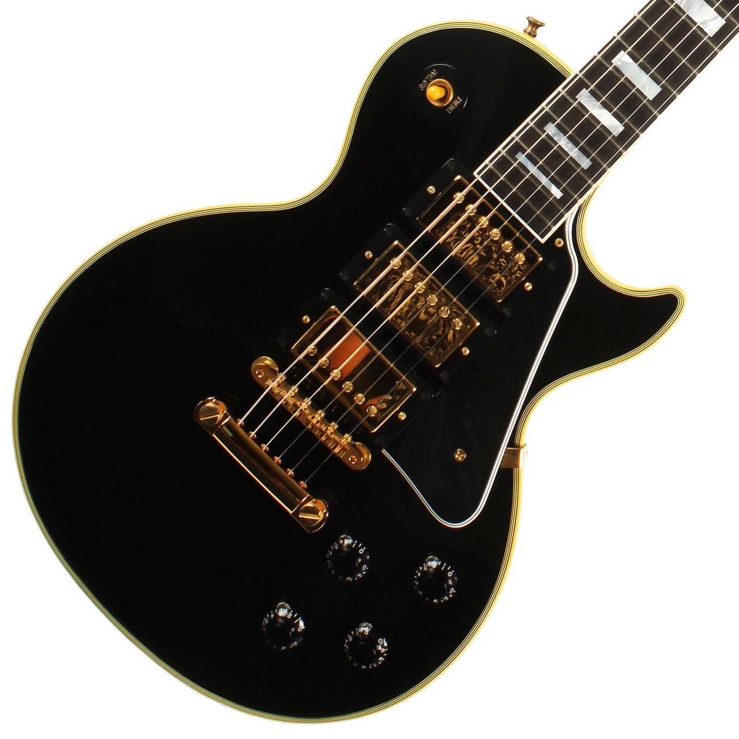 2000 Gibson Custom Shop Les Paul R7 Custom Black Beauty - Garrett Park Guitars
 - 1