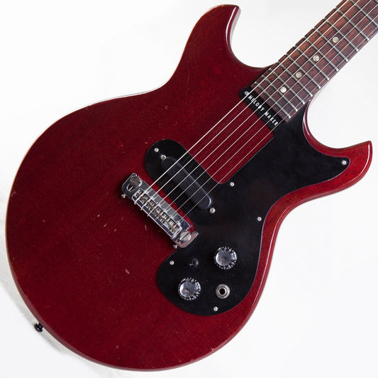 1965 GIBSON MELODY MAKER, CHERRY RED - Garrett Park Guitars
 - 1