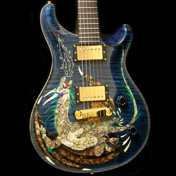 1999 PRS DRAGON 2000 #5 WHALE BLUE - Garrett Park Guitars
 - 3