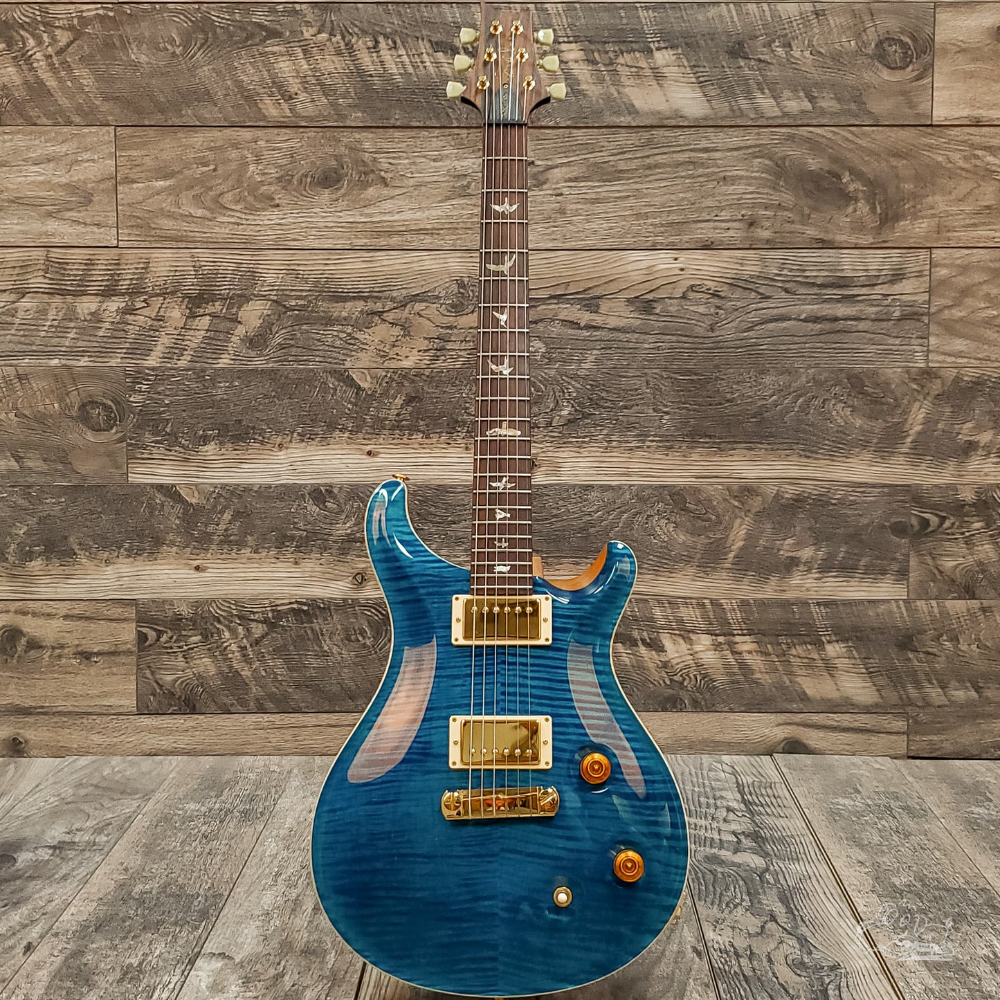 2002 PRS McCarty Rosewood in Blue Mateo with Gold hardware, 10 top and bird inlays - Make an Offer