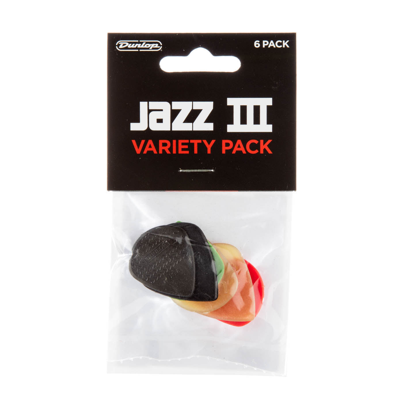 Dunlop Jazz III Variety Pick Pack