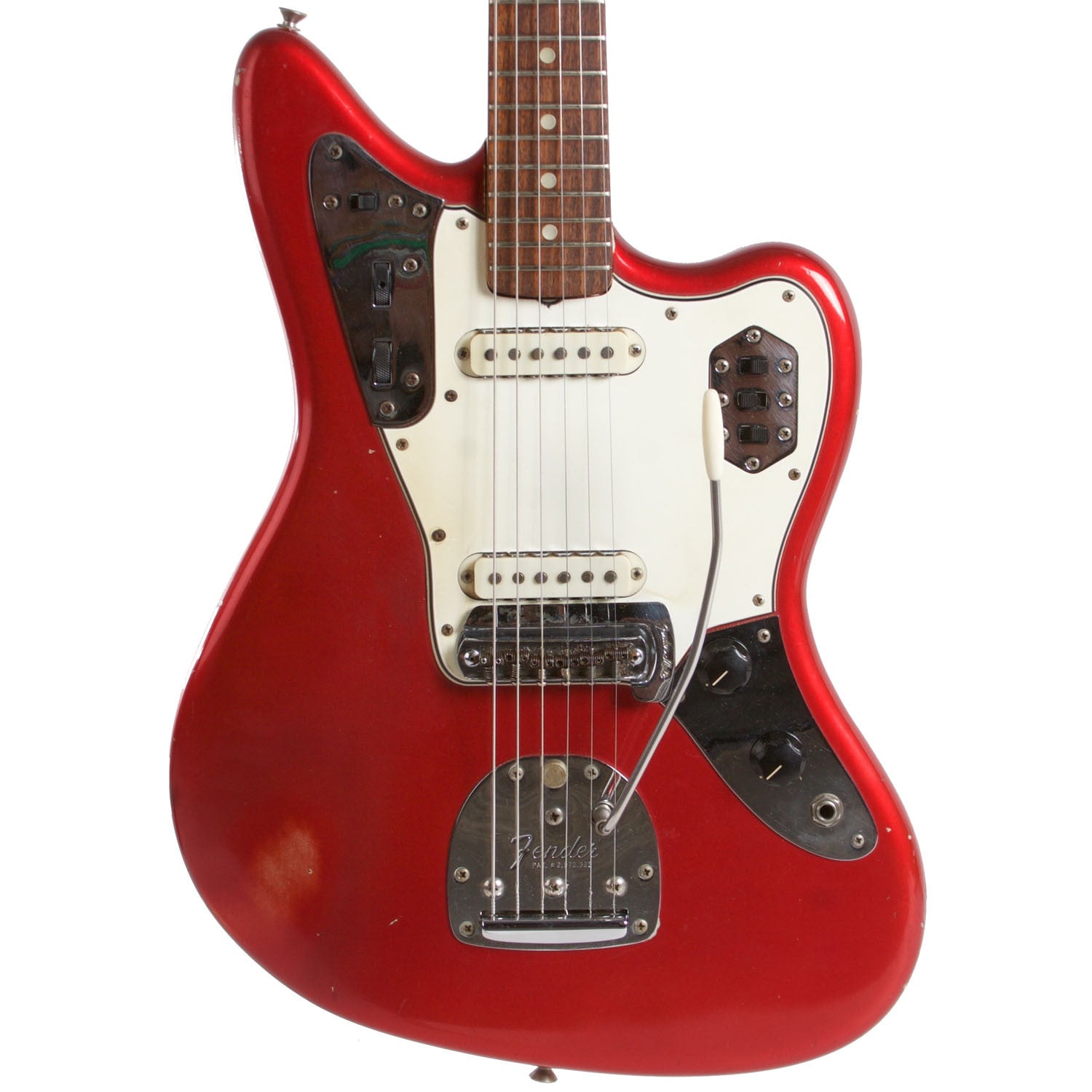 1965 Fender Jaguar Candy Apple Red - Garrett Park Guitars
 - 2