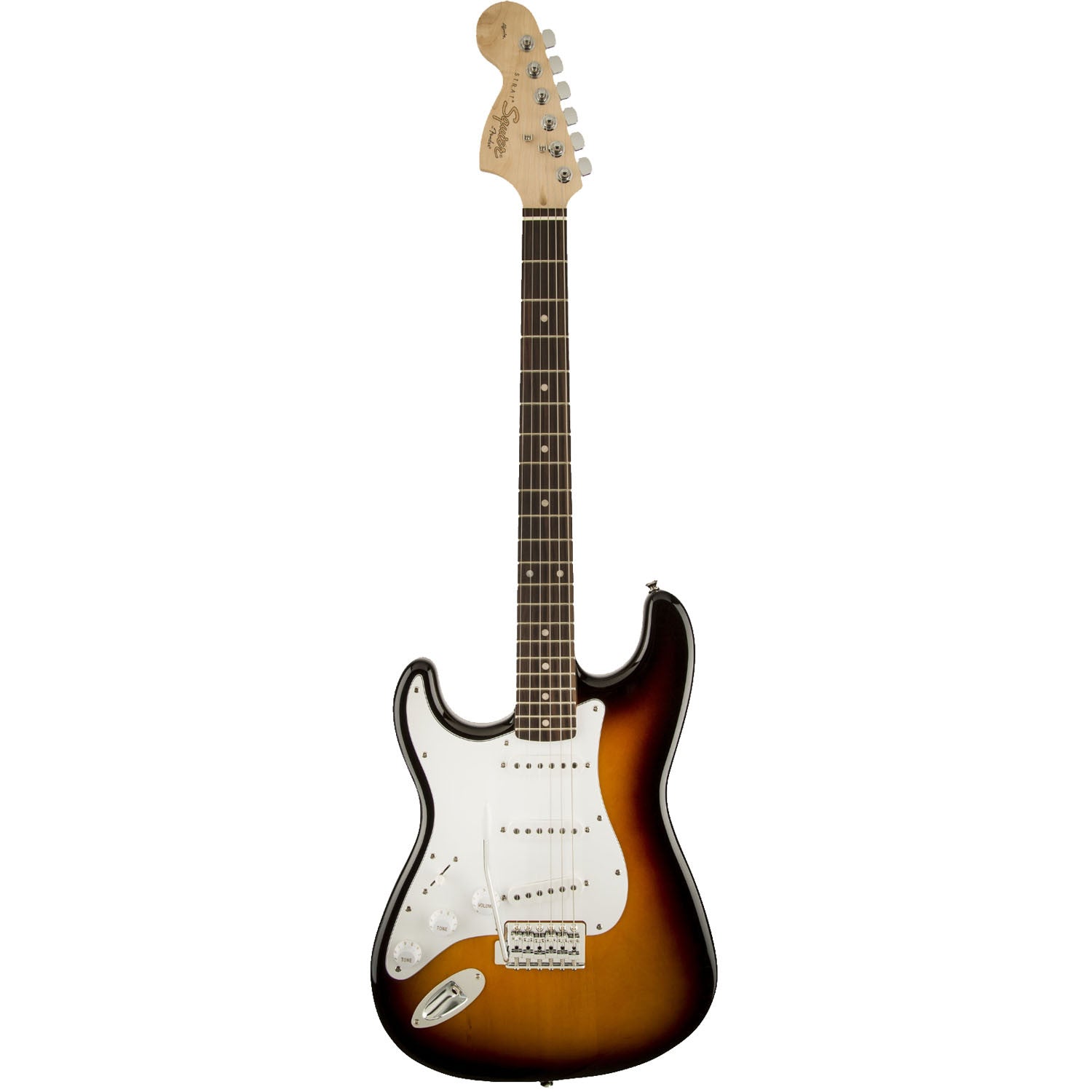 Fender Squier Affinity Series Stratocater Left-Handed in Brown Sunburst - Garrett Park Guitars
 - 2
