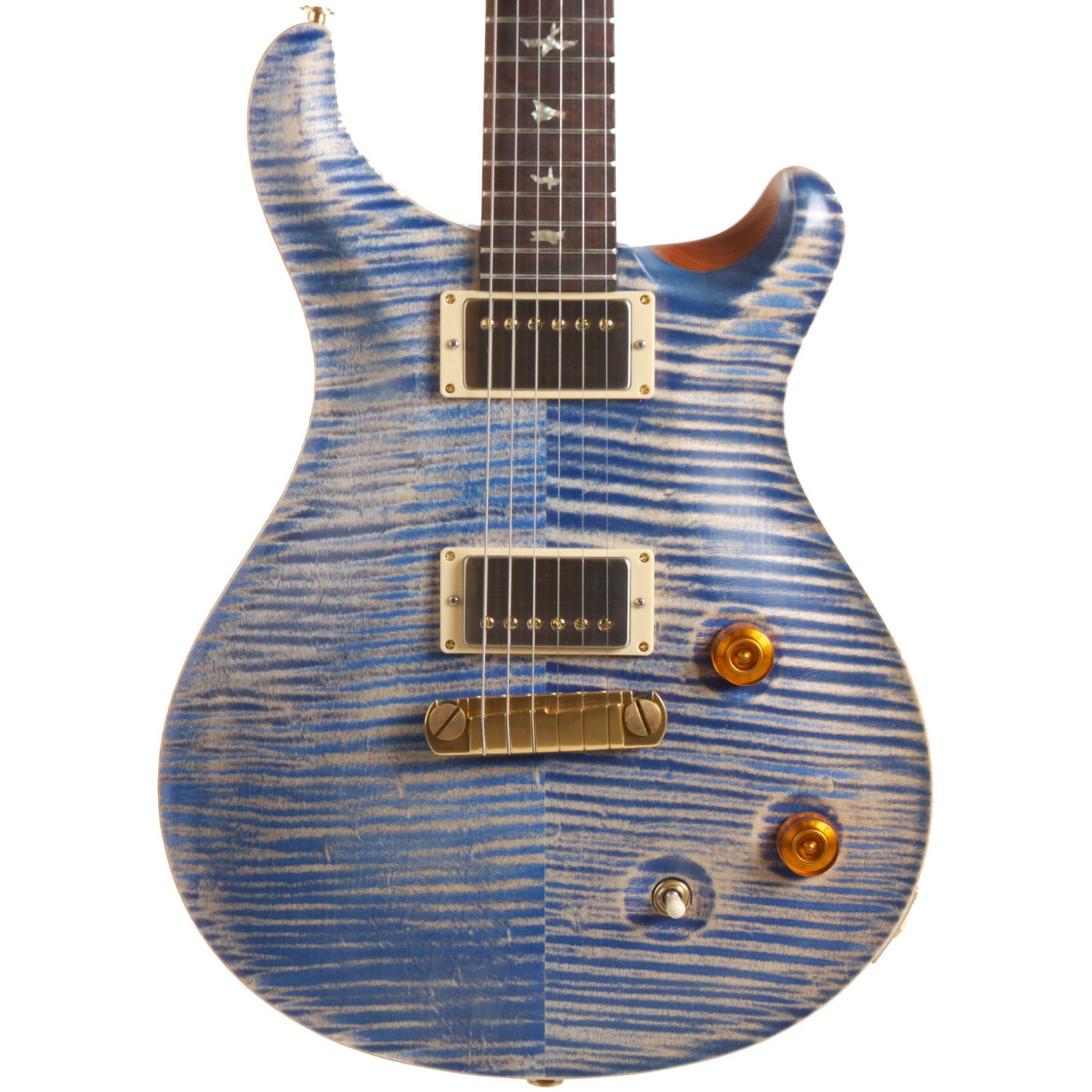2004 PRS Modern Eagle Faded Blue Jean Denim - Garrett Park Guitars
 - 2