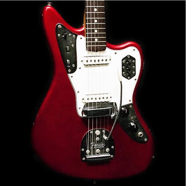 1964 FENDER JAGUAR CANDY APPLE RED - Garrett Park Guitars
 - 2