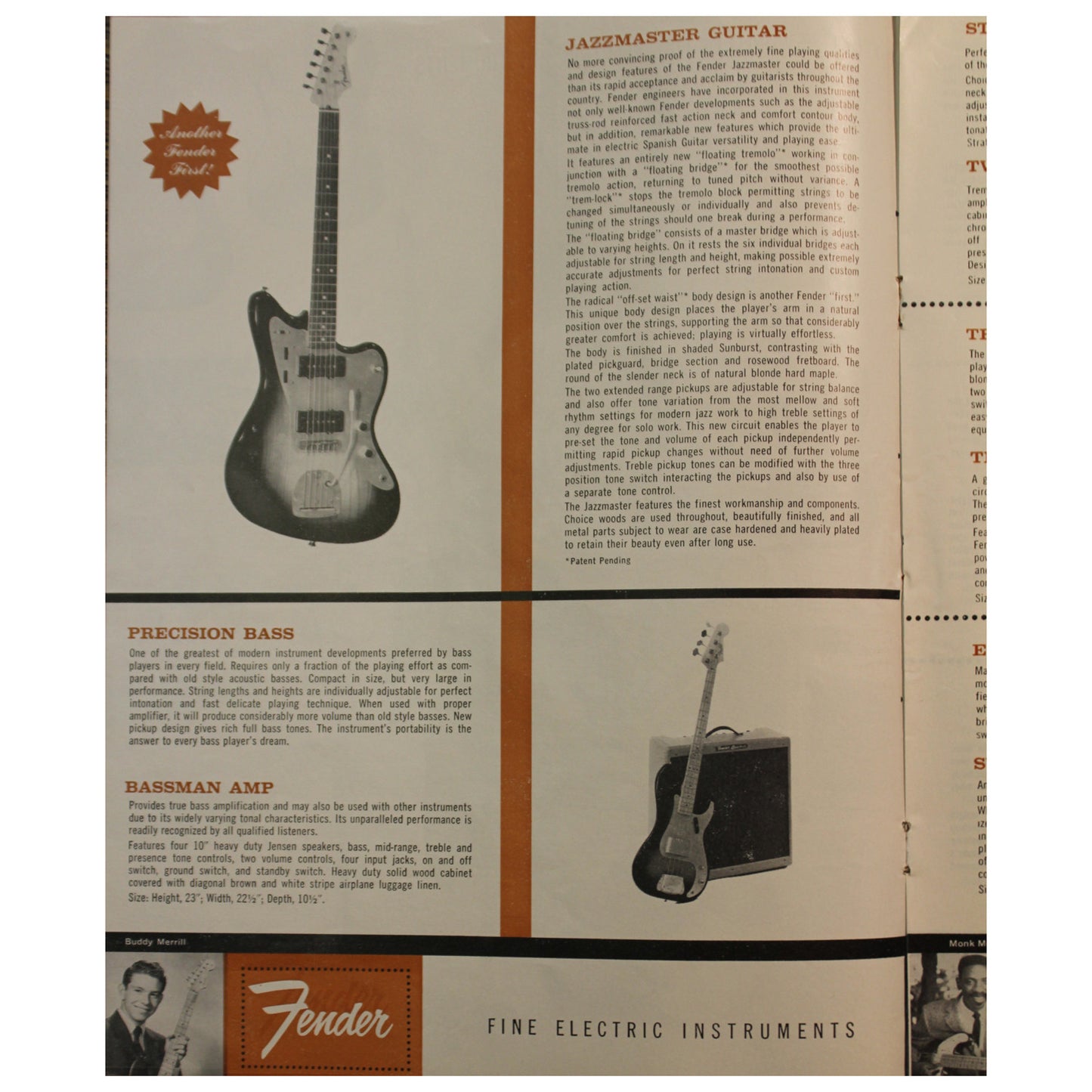 1958 Fender Catalog - Garrett Park Guitars
 - 2
