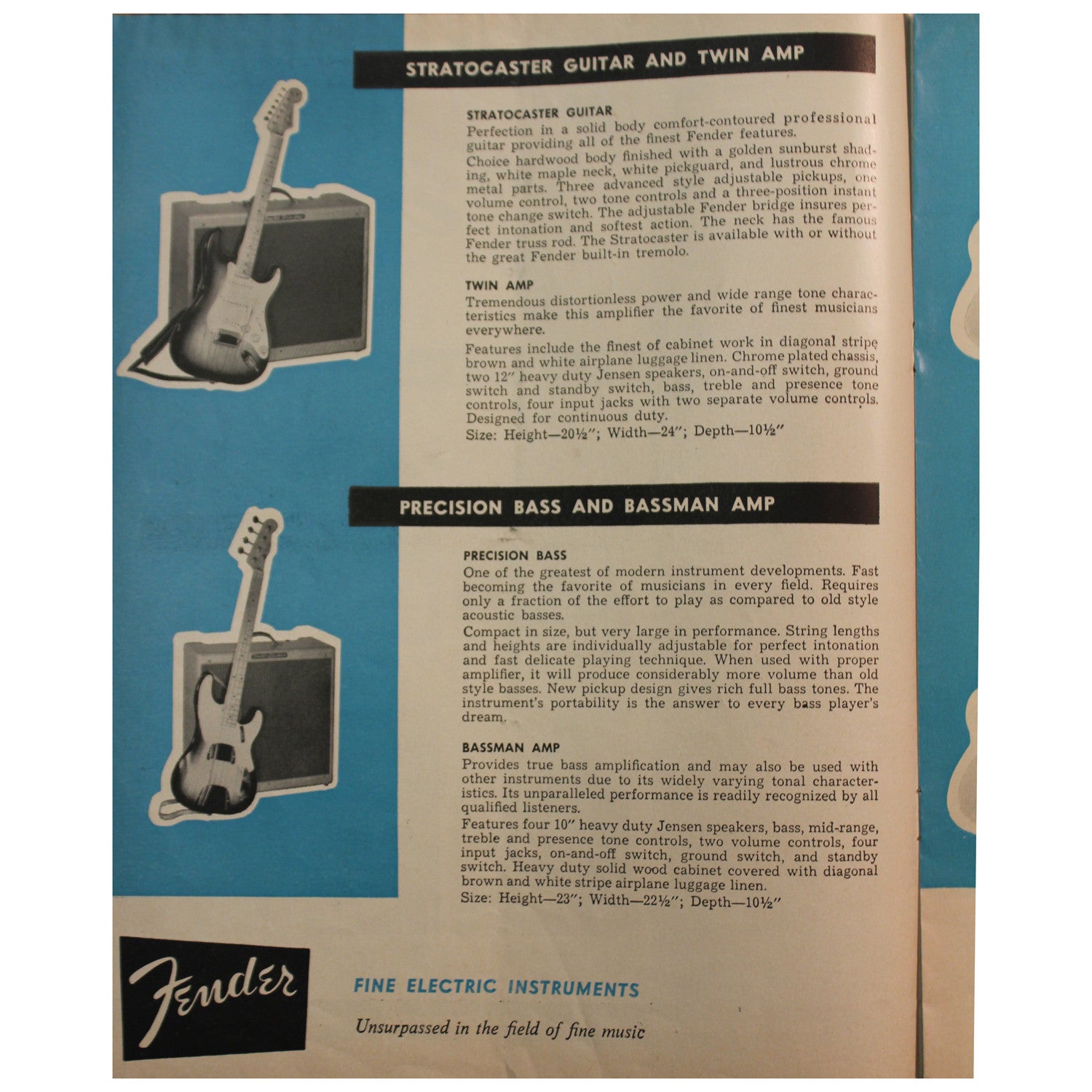 Fender Catalog Collection (1955-1966) - Garrett Park Guitars
 - 18