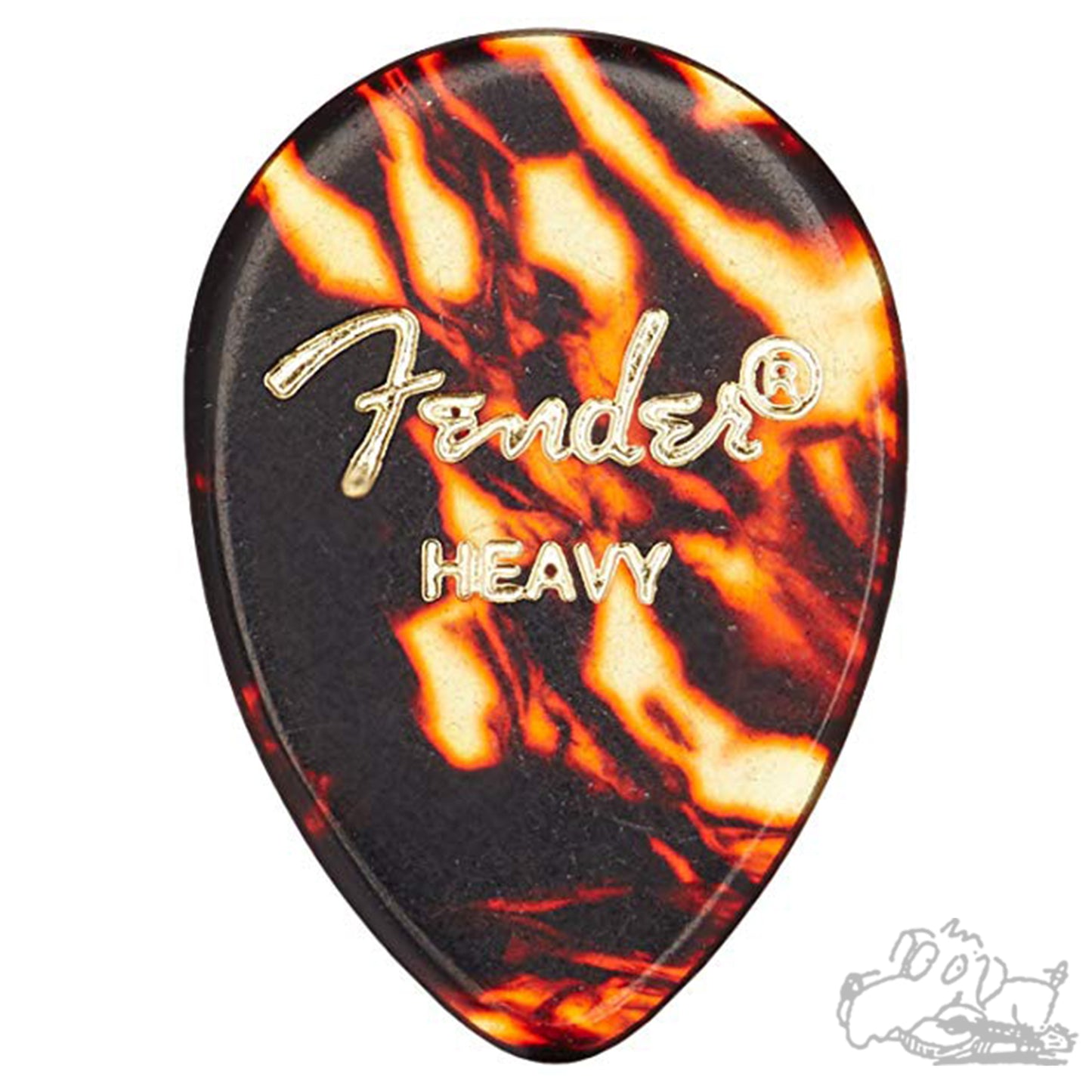 Fender Classic Celluloid Picks 358 Shape 12-Pack