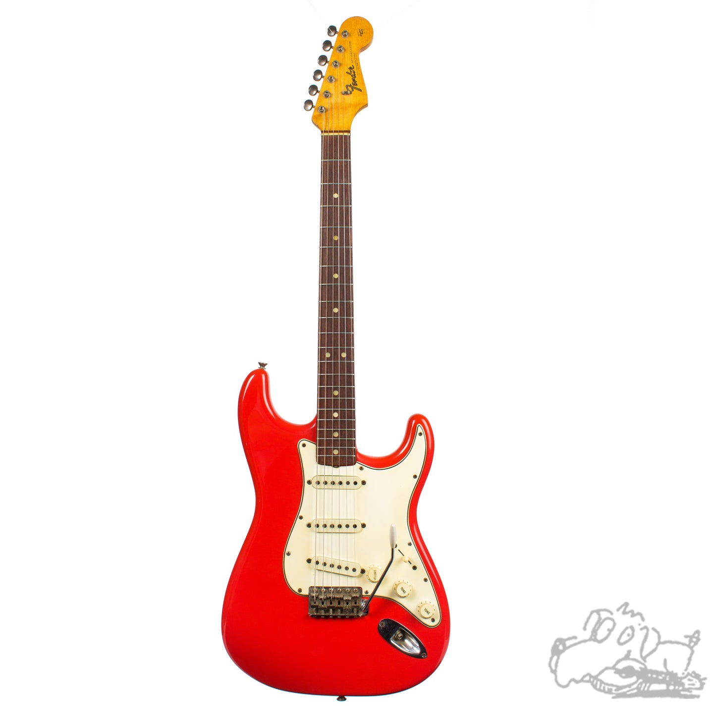 1965 Fender Stratocaster refinished in Fiesta Red