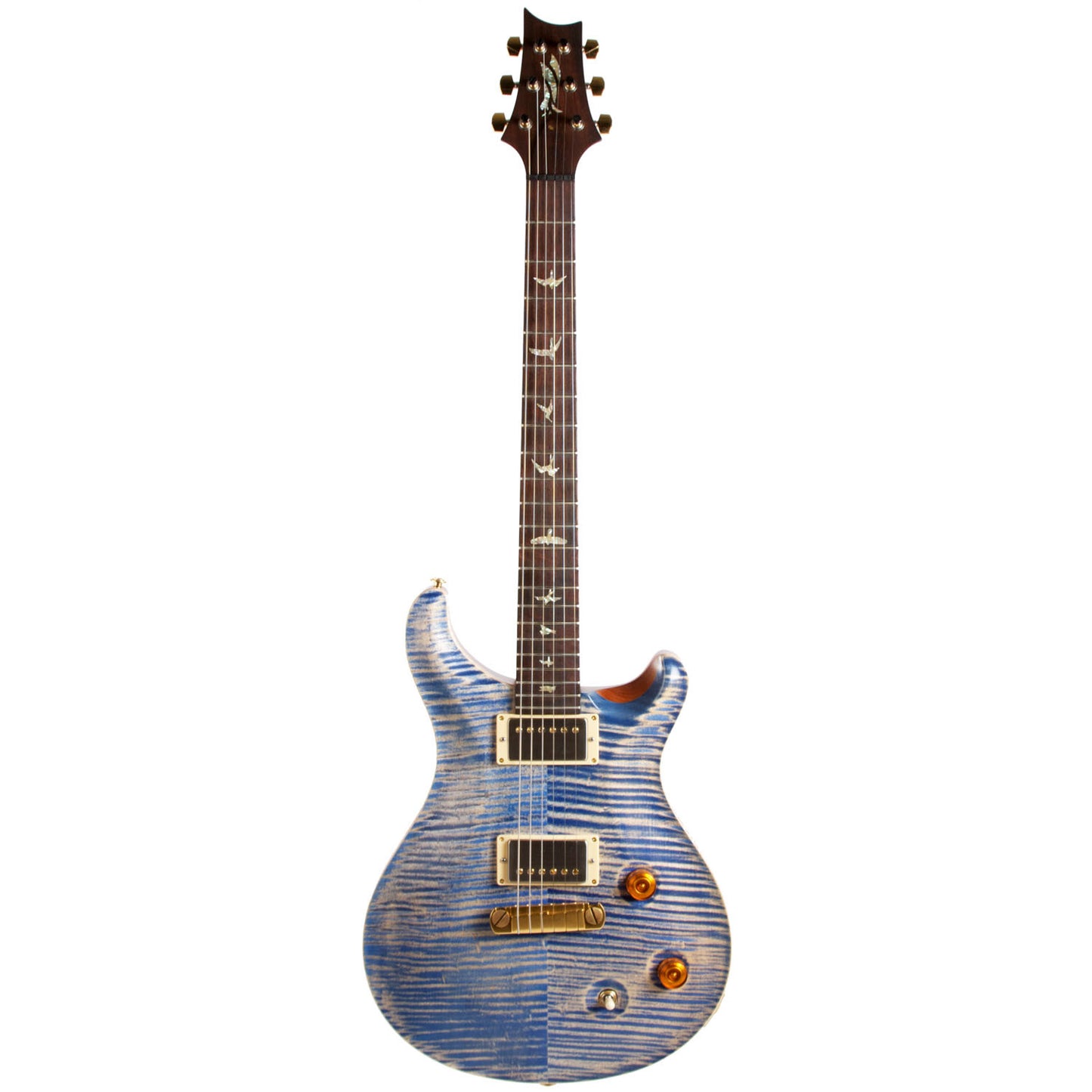 2004 PRS Modern Eagle Faded Blue Jean Denim - Garrett Park Guitars
 - 3