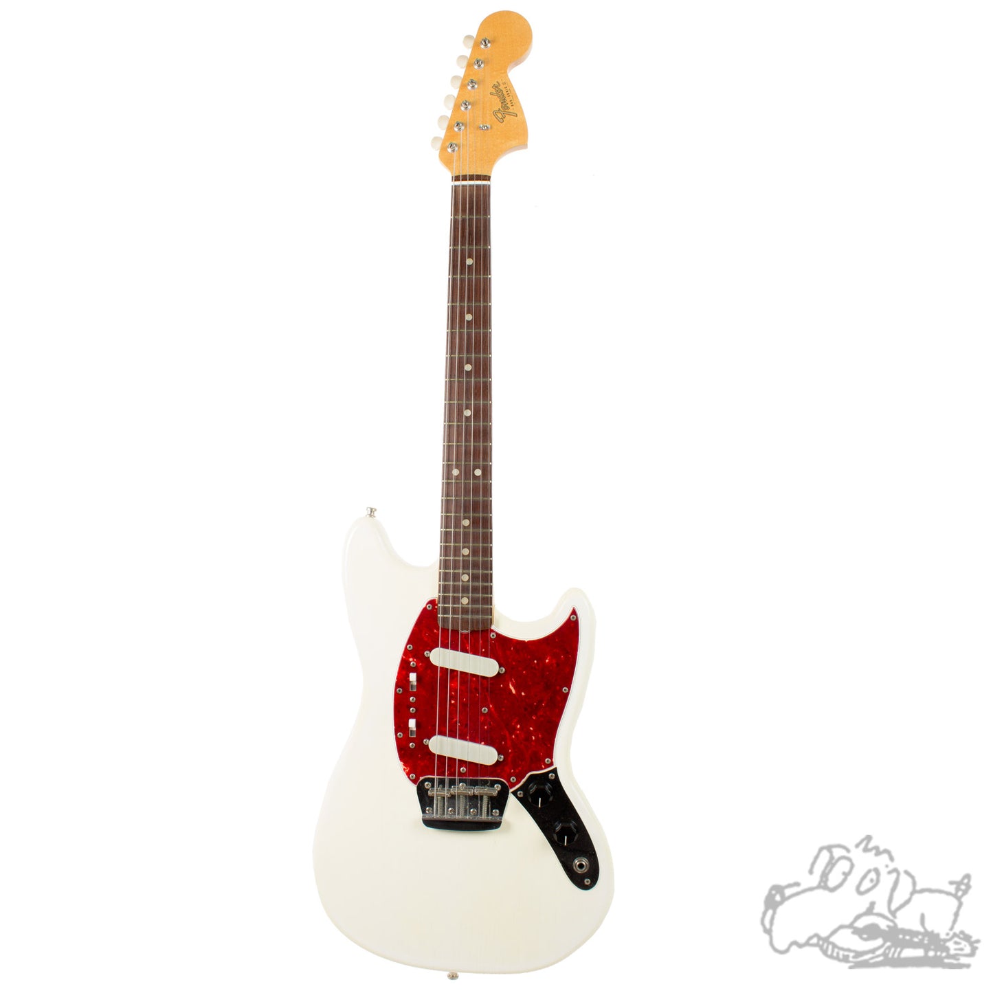 1966 Fender Duosonic II in Olympic White