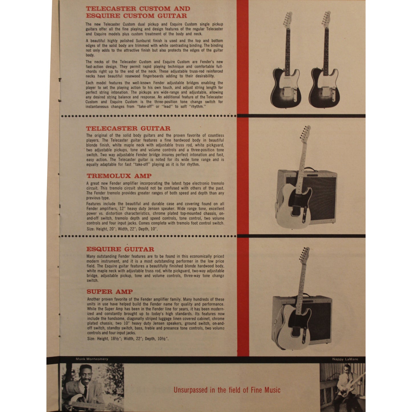Fender Catalog Collection (1955-1966) - Garrett Park Guitars
 - 35