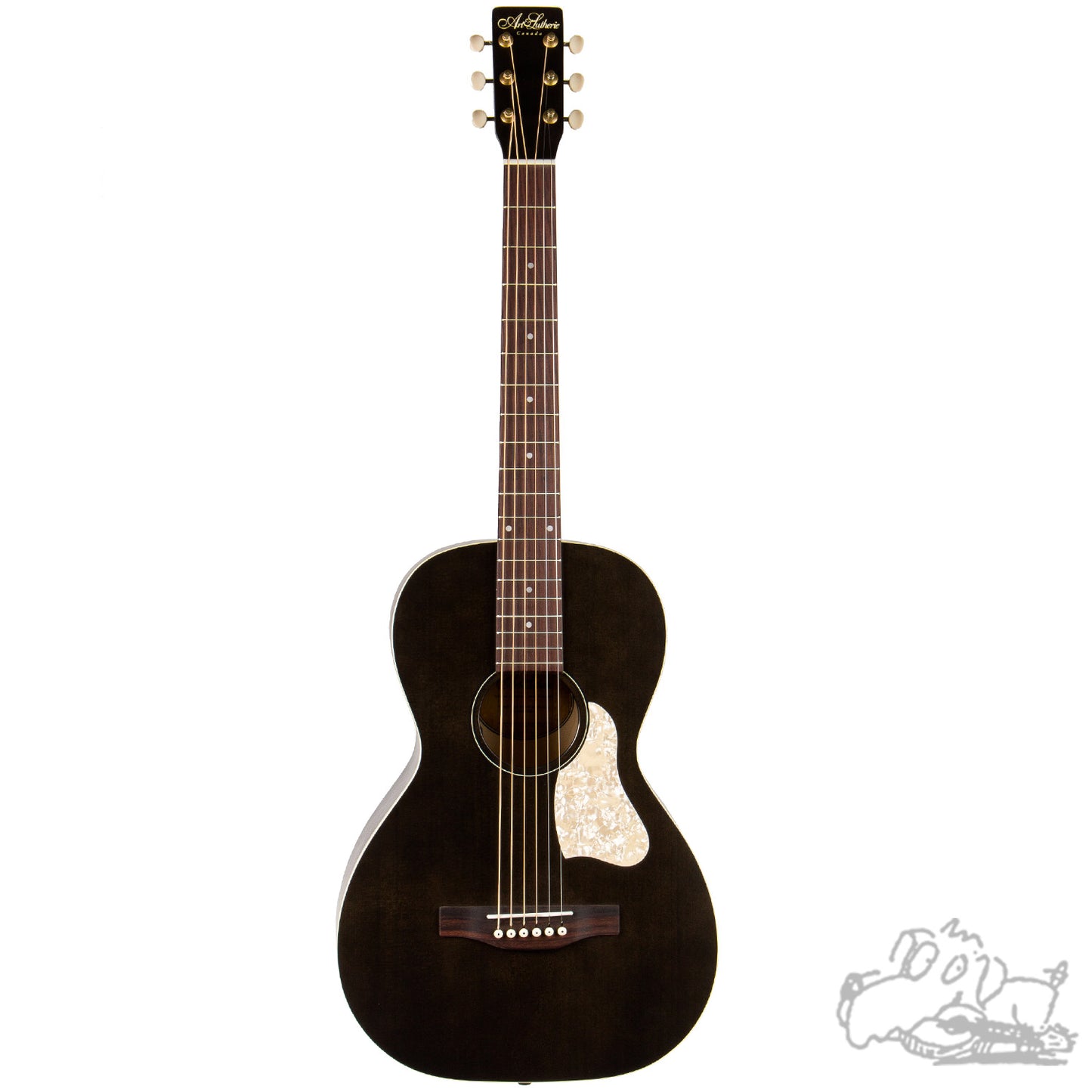 Art & Lutherie Roadhouse Faded Black A/E w/ Bag