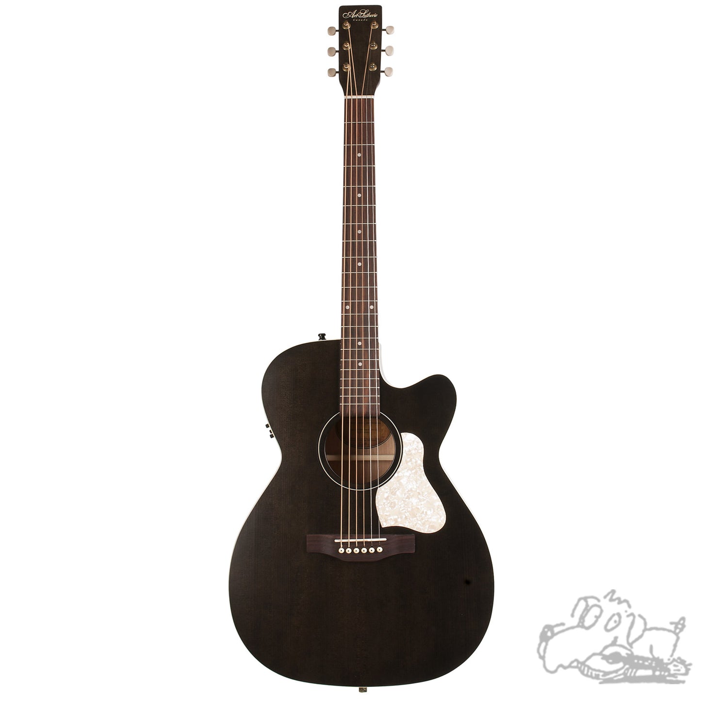 Art & Lutherie Legacy Faded Black CW QIT w/ Bag