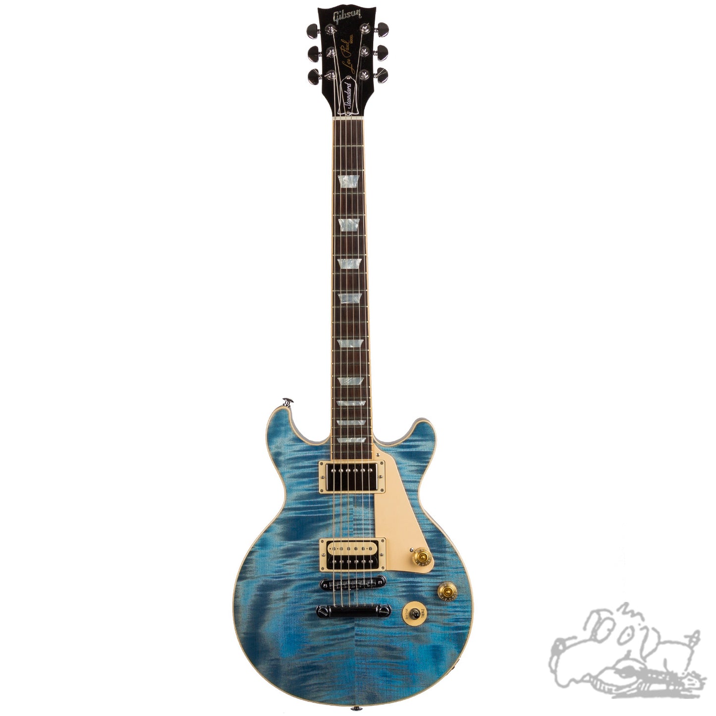 2016 Gibson Les Paul Double Cut In Ocean Blue