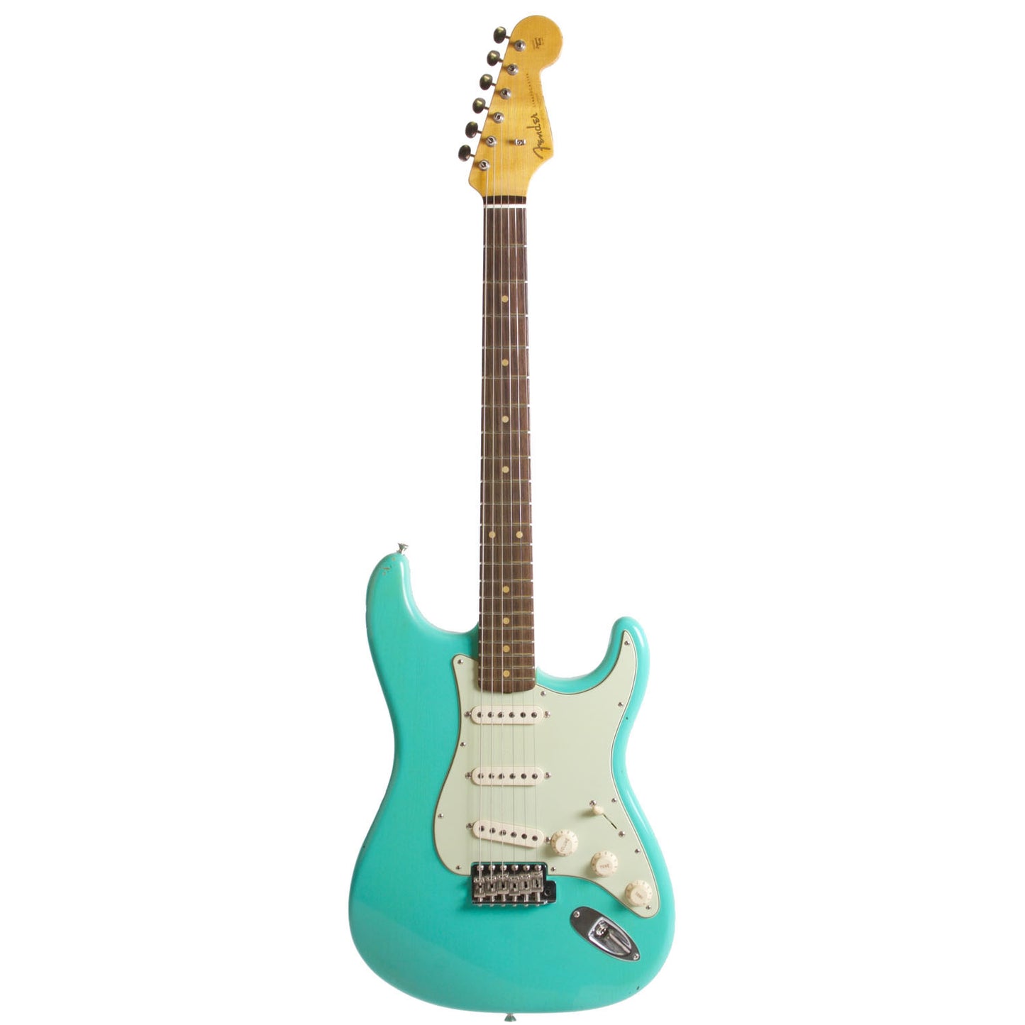 2015 Fender Custom Shop Rocking Dog '62 Stratocaster Sea Foam Green - Garrett Park Guitars
 - 3
