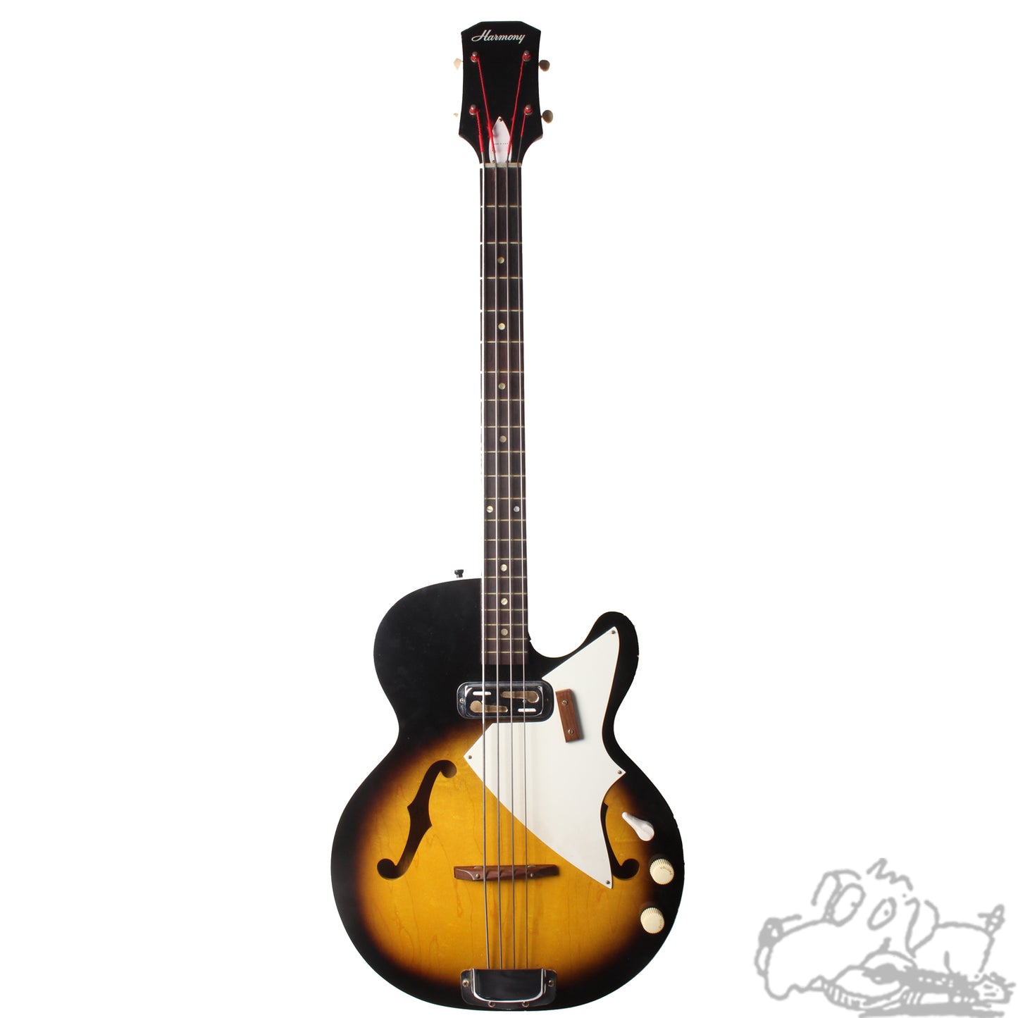 1965 Harmony H-22 Bass