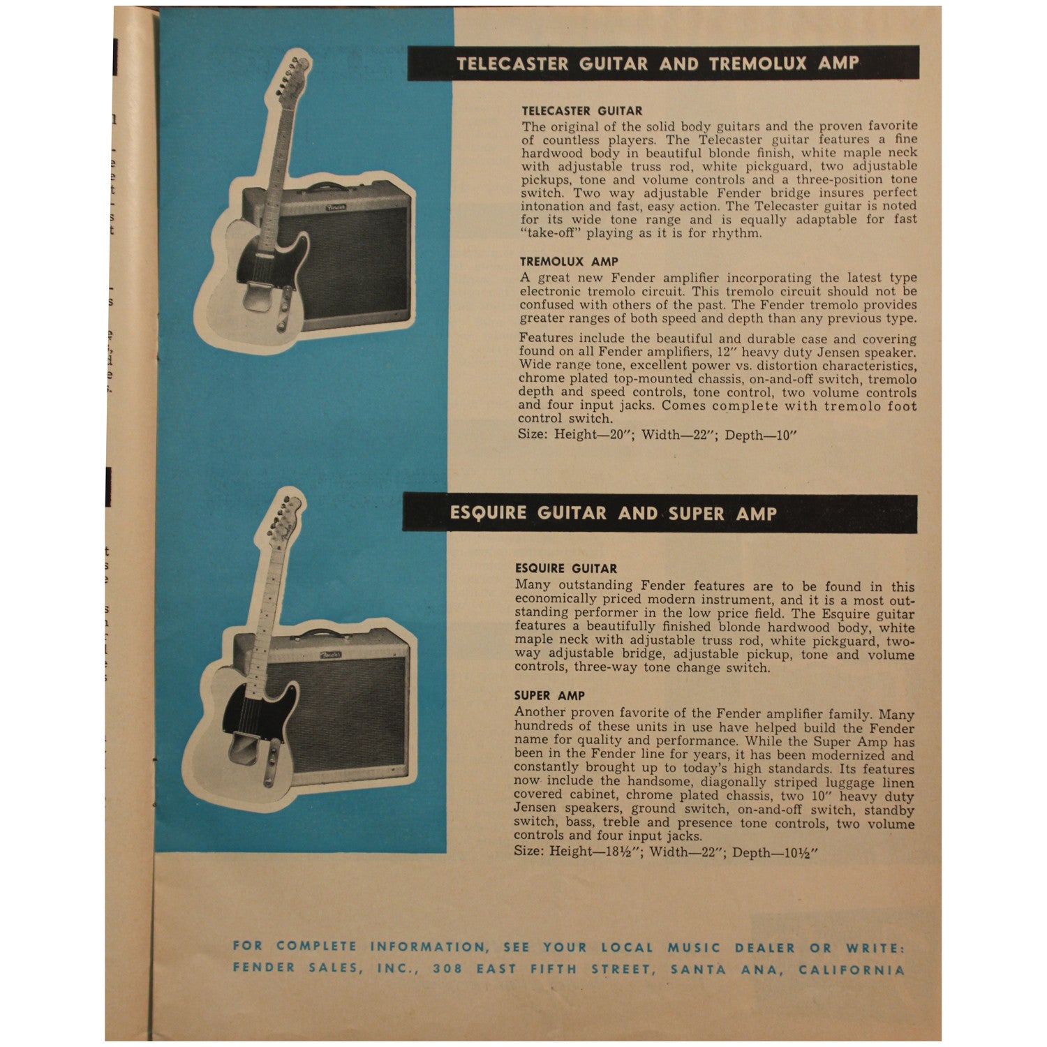 Fender Catalog Collection (1955-1966) - Garrett Park Guitars
 - 19