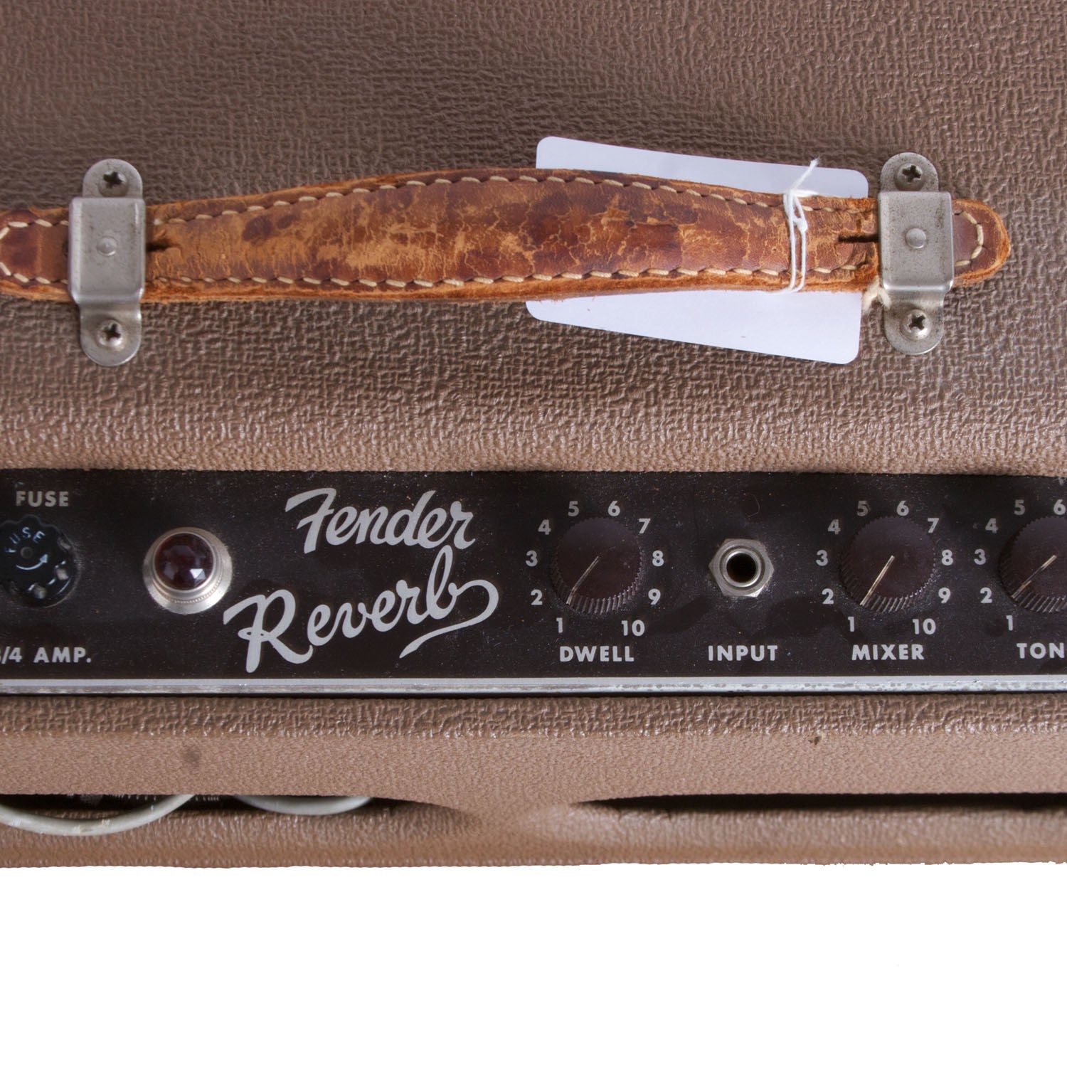 1962 Fender Reverb Unit with Cover & footswitch - Garrett Park Guitars
 - 3