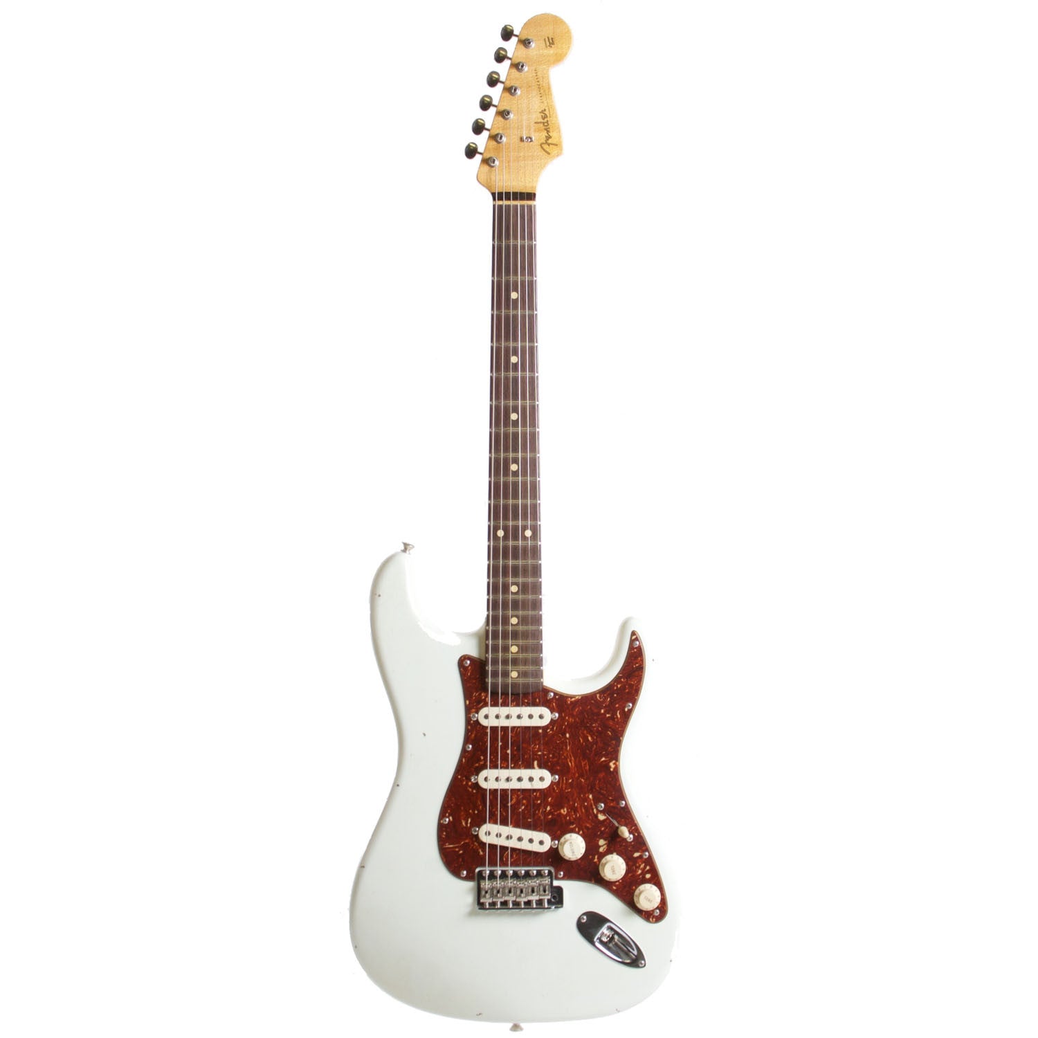 2015 Fender Custom Shop Rocking Dog '62 Stratocaster Olympic White - Garrett Park Guitars
 - 3