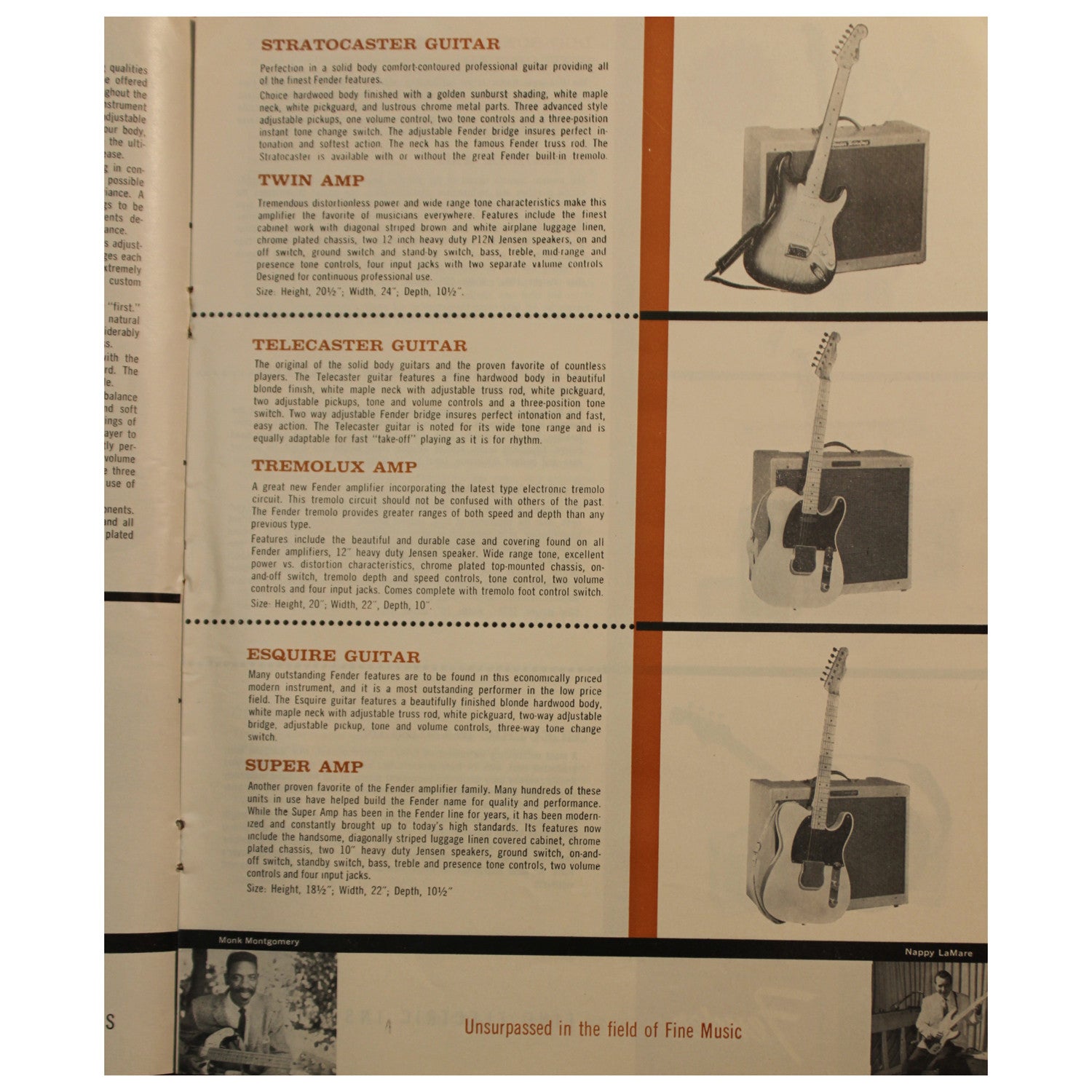 Fender Catalog Collection (1955-1966) - Garrett Park Guitars
 - 27