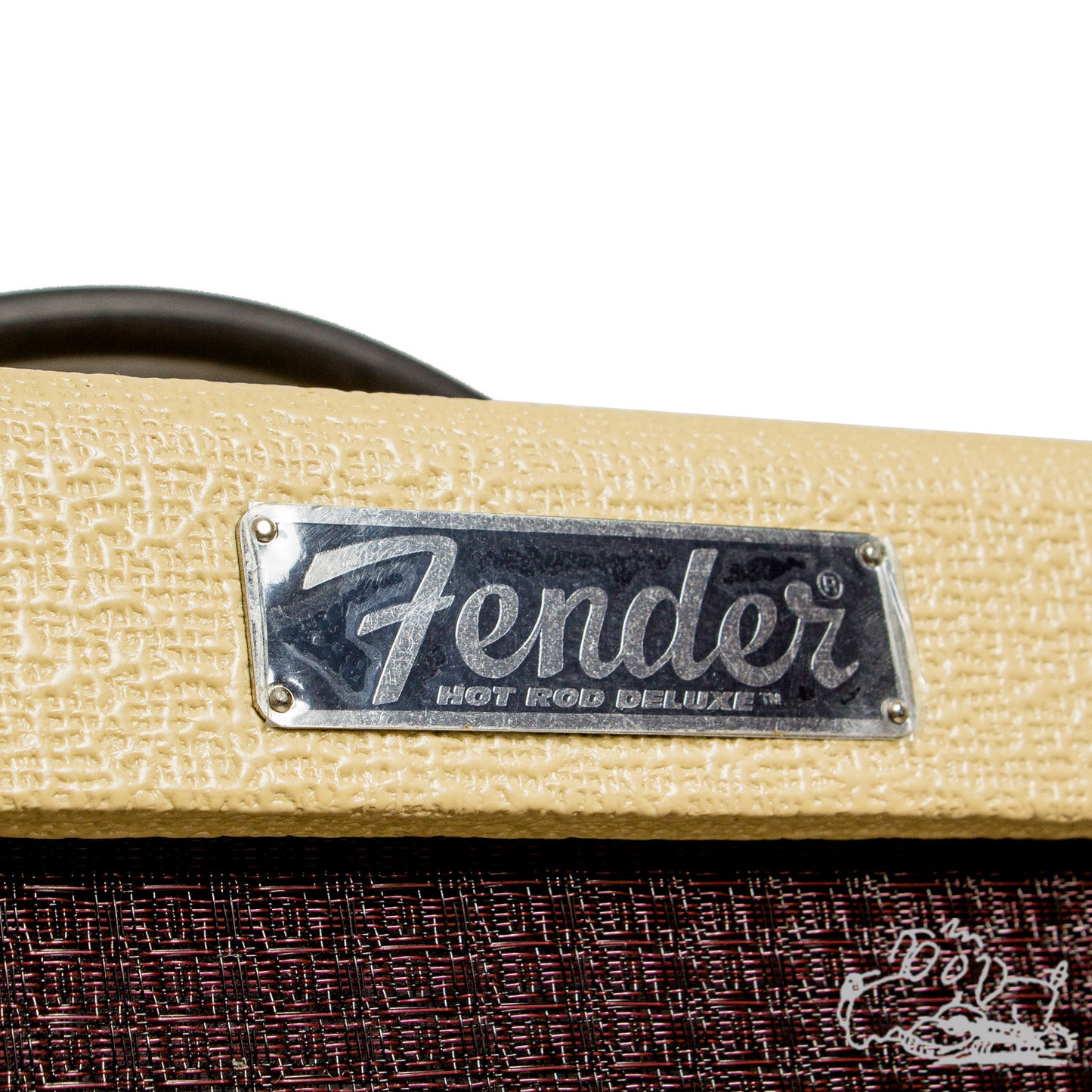 2011 Fender Hot Rod Deluxe III, Limited Edition Rough White, Maroon Grill