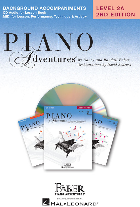 Hal Leonard Piano Adventures Level 2A 2nd Addition Accompaniments CD