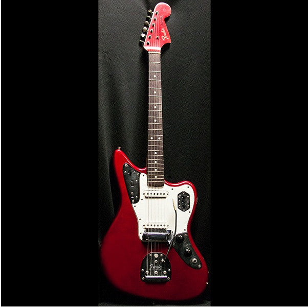 1964 FENDER JAGUAR CANDY APPLE RED - Garrett Park Guitars
 - 3