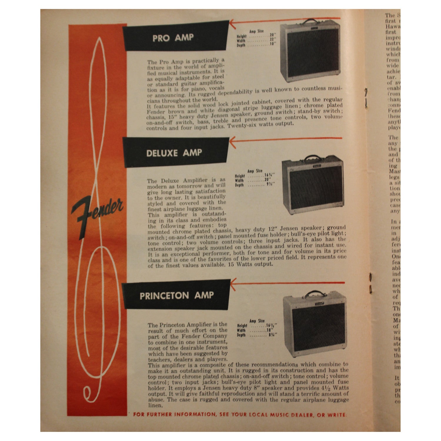 1956 Fender Catalog - Garrett Park Guitars
 - 4