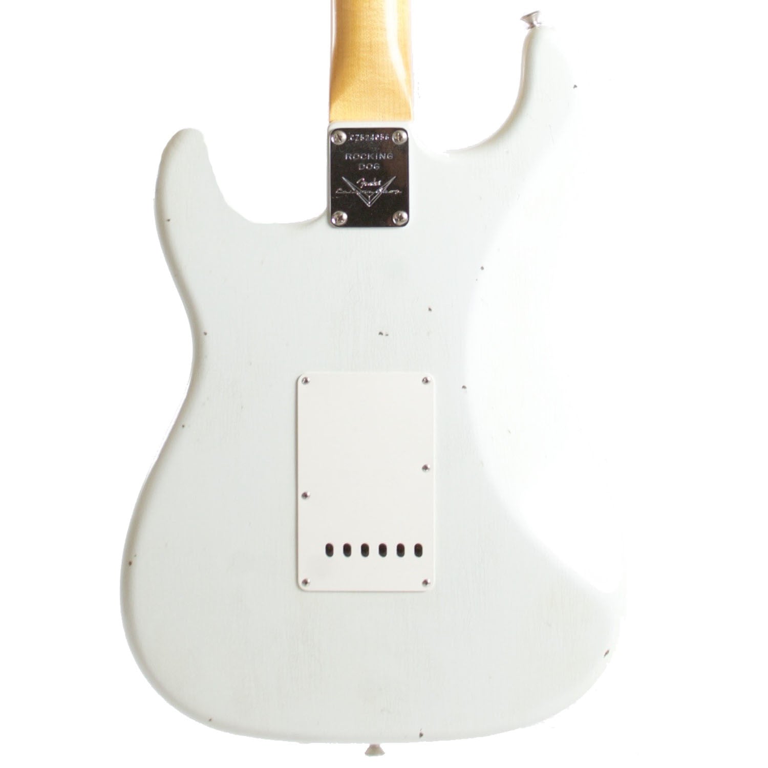 2015 Fender Custom Shop Rocking Dog '62 Stratocaster Olympic White - Garrett Park Guitars
 - 5