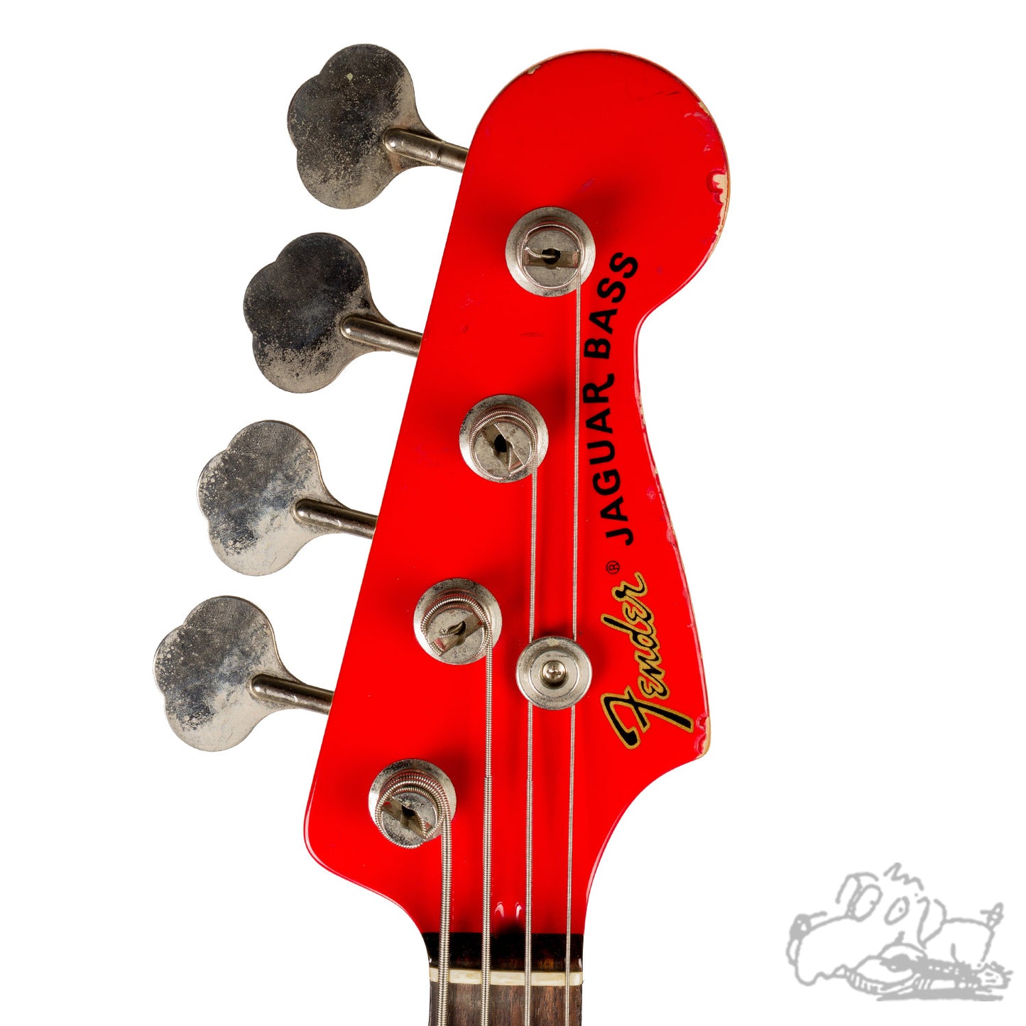 2007 Fender Jaguar Bass - Hot Rod Red