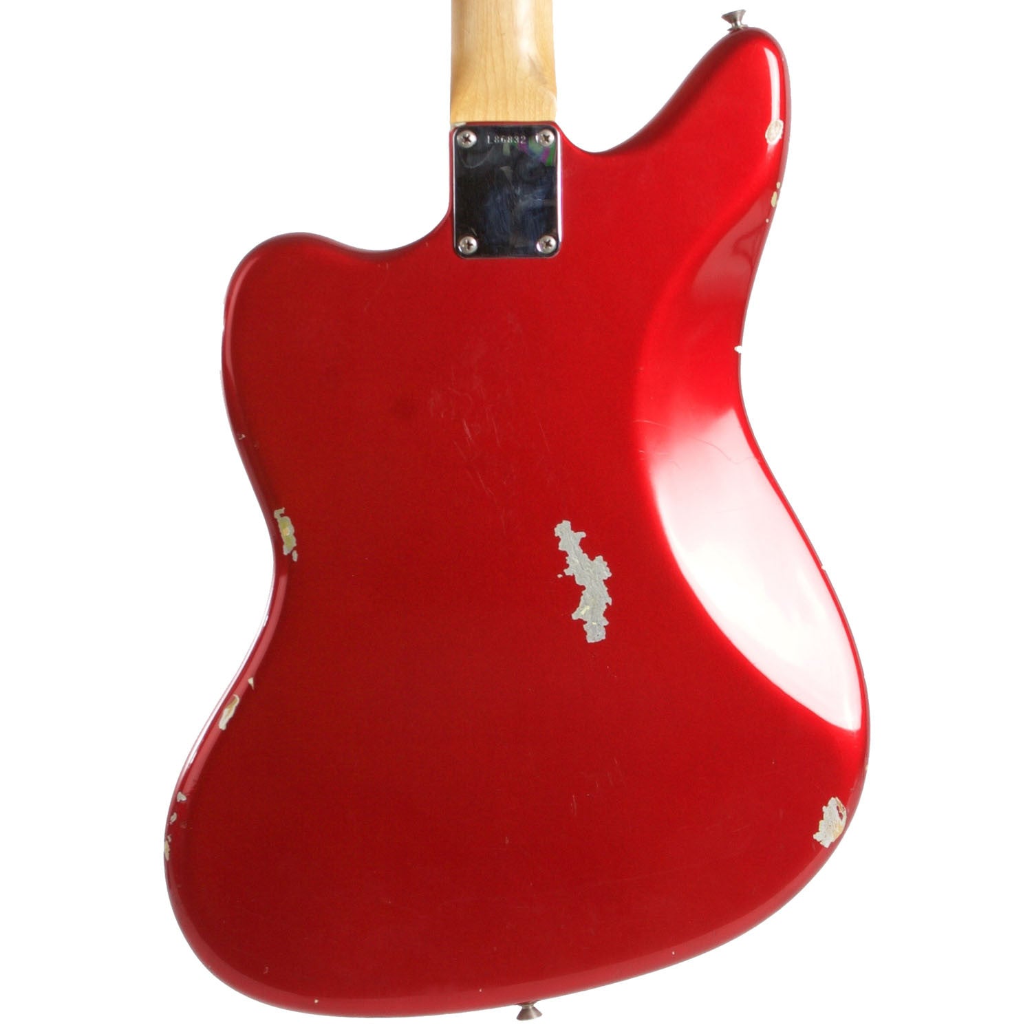 1965 Fender Jaguar Candy Apple Red - Garrett Park Guitars
 - 5