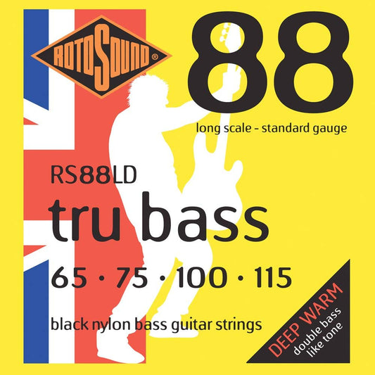Rotosound RS88LD Black Nylon Bass Guitar Strings
