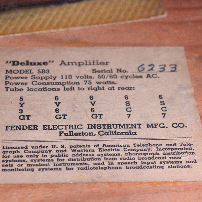 1952 Fender Deluxe Amplifier - Garrett Park Guitars
 - 10