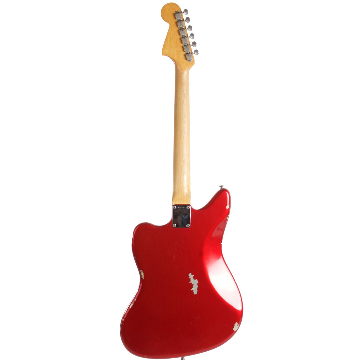 1965 Fender Jaguar Candy Apple Red - Garrett Park Guitars
 - 6