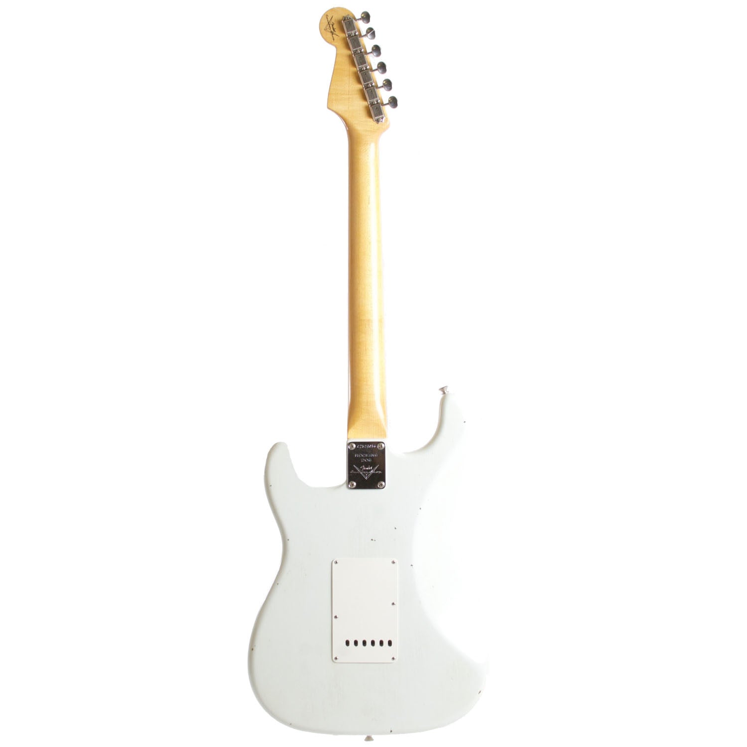 2015 Fender Custom Shop Rocking Dog '62 Stratocaster Olympic White - Garrett Park Guitars
 - 6