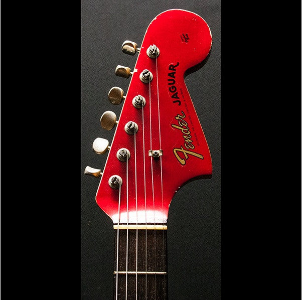 1964 FENDER JAGUAR CANDY APPLE RED - Garrett Park Guitars
 - 8