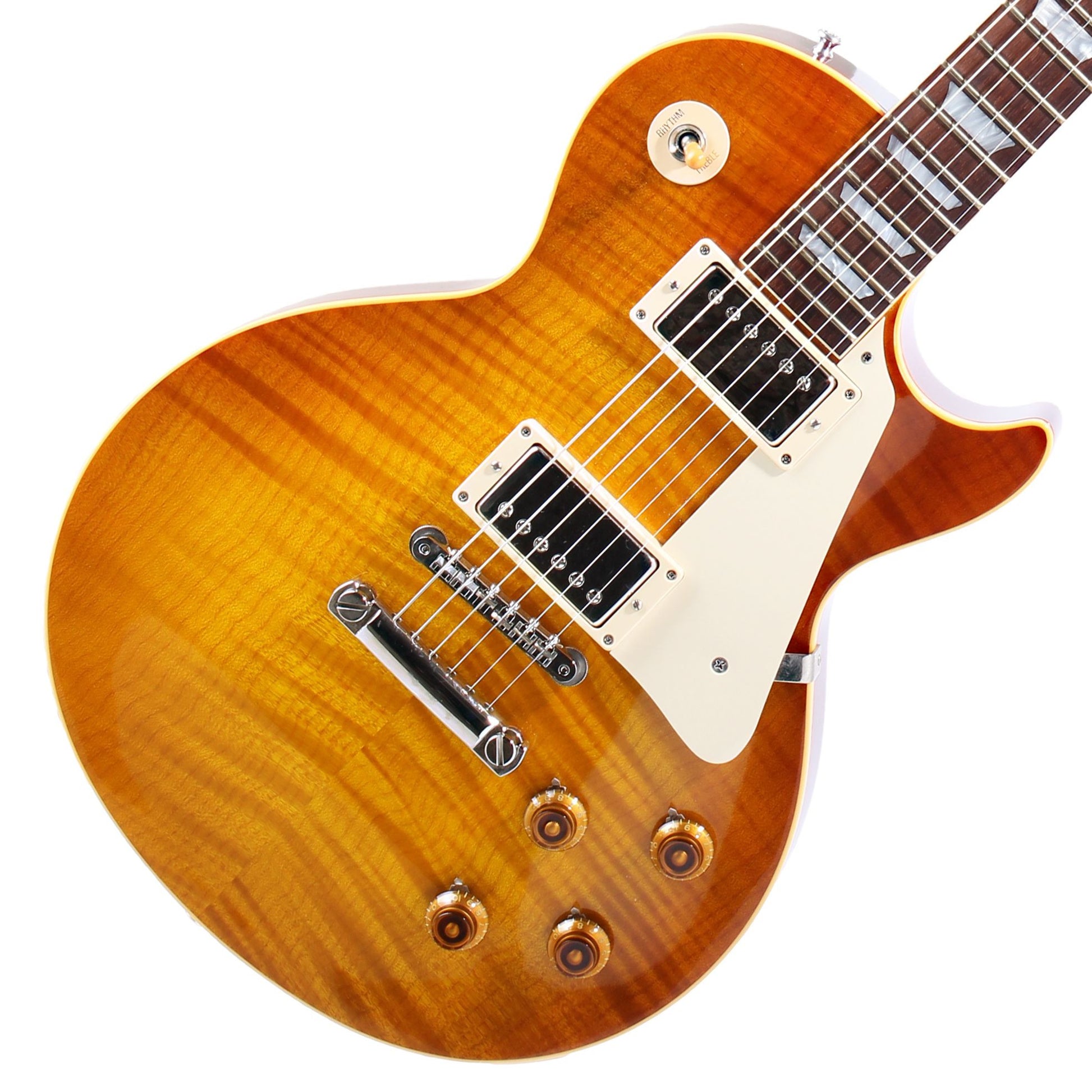 2001 Gibson '58 Reissue Les Paul, LPR8, Dark Butterscotch - Garrett Park Guitars
 - 1