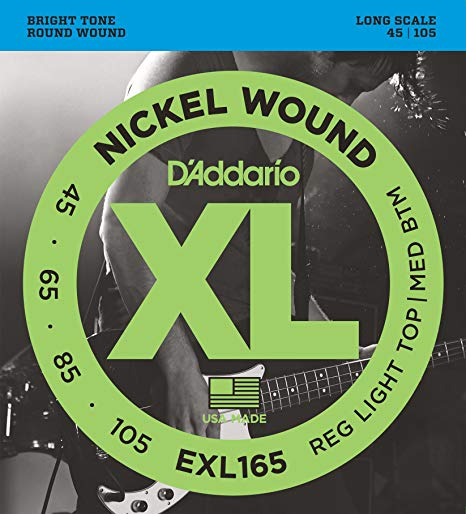 D'Addario EXL165 Electric Bass Strings 45-105