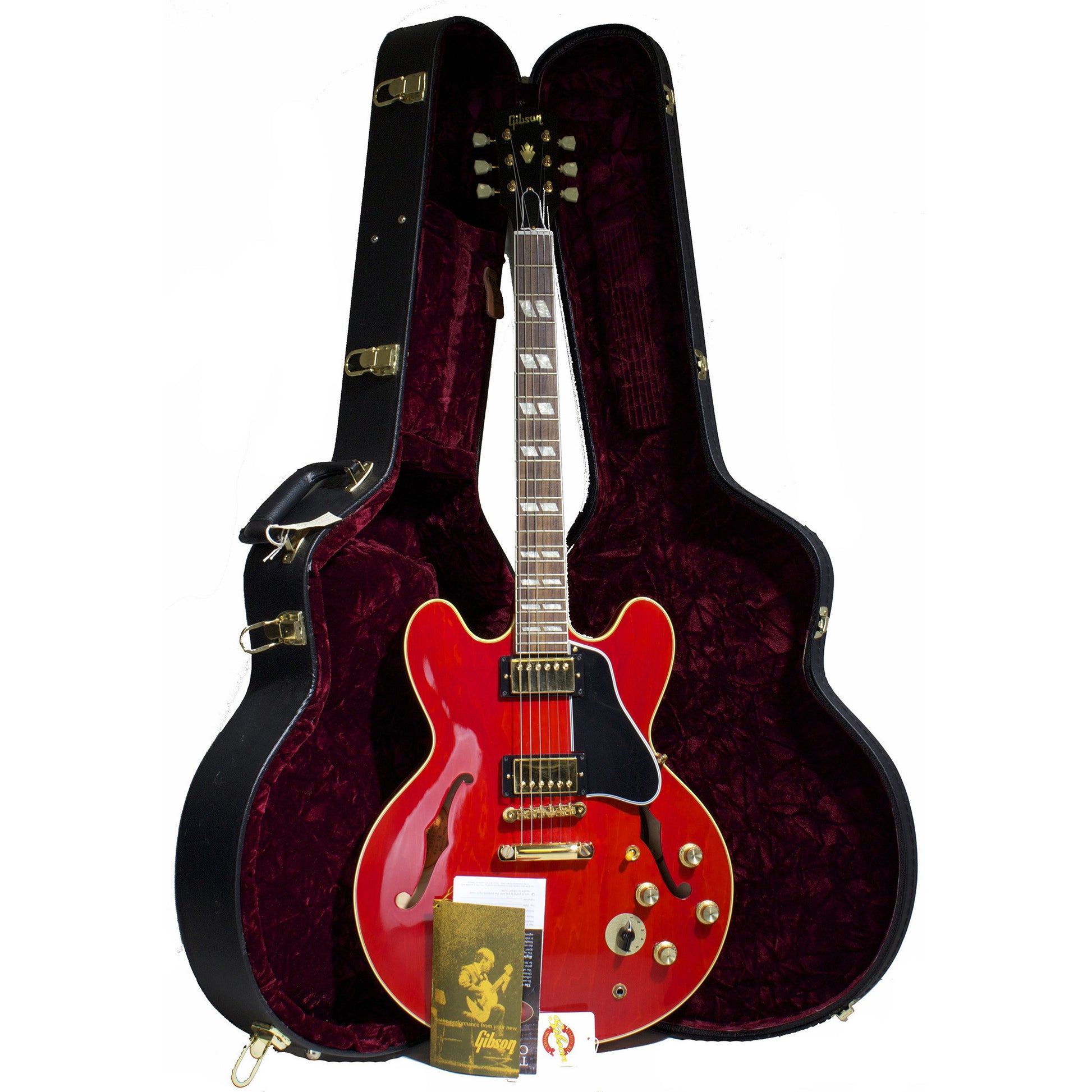 2000 GIbson Custom Shop ES-345 Mono, Cherry Red with Gold - Garrett Park Guitars
 - 9