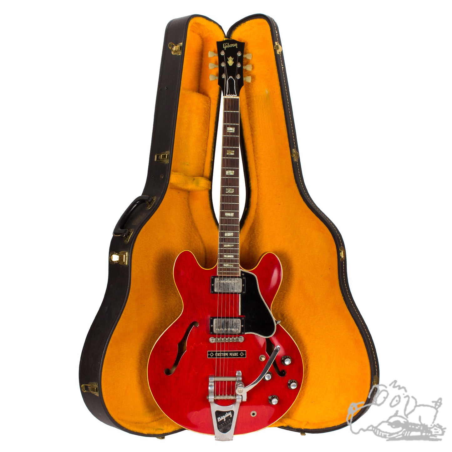 1964 Gibson ES-335 w/ Factory Bigsby and Custom Made Plaque
