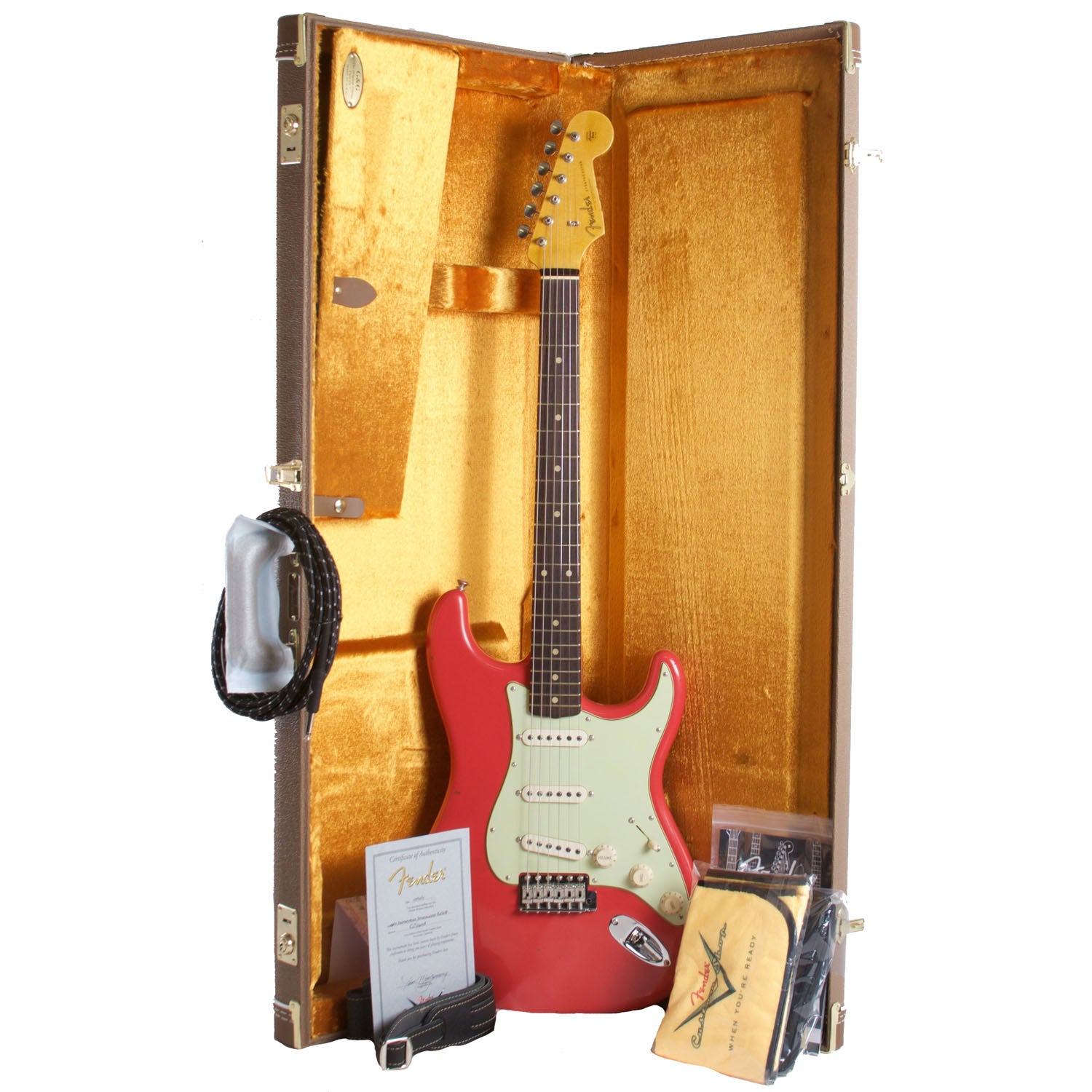 2015 Fender Custom Shop Rocking Dog '62 Stratocaster Fiesta Red - Garrett Park Guitars
 - 9