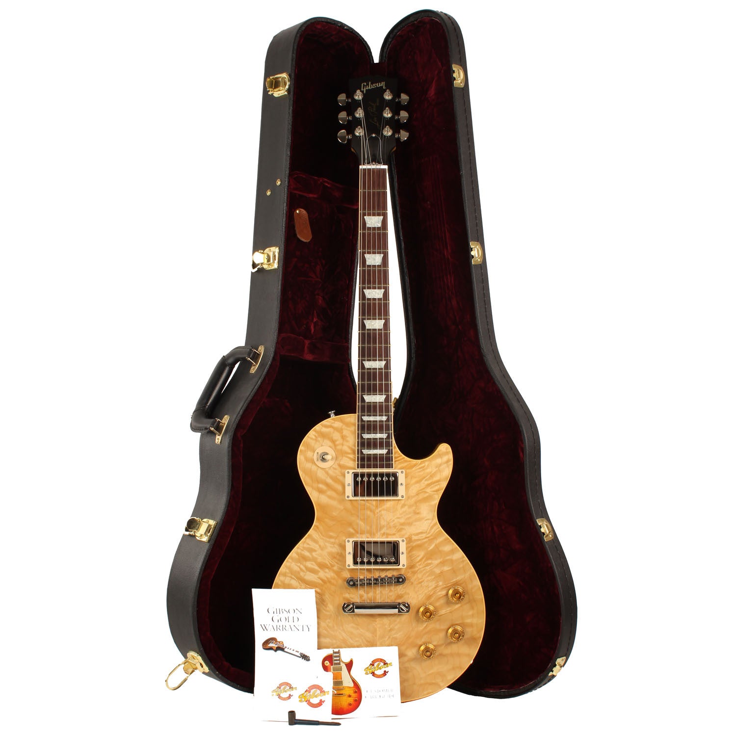 2001 Gibson Custom Shop Les Paul Standard Korina with Quilt top - Garrett Park Guitars
 - 9