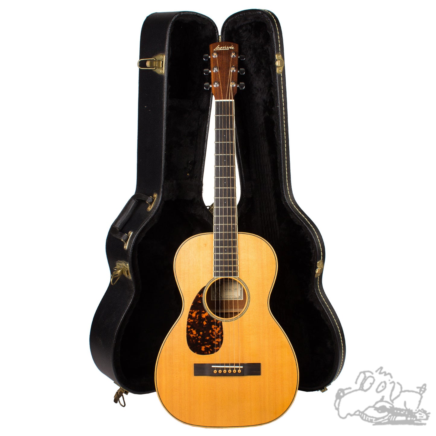 2010 Larrivée- P-03 Parlor Model Acoustic Guitar - Left-Handed - with Italian Spruce