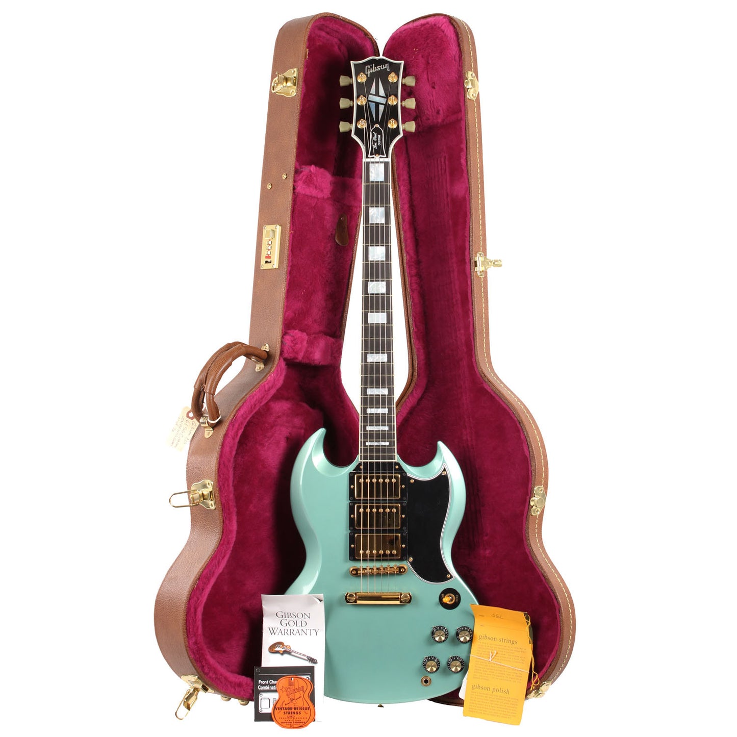 2000 Gibson Custom Shop SG Custom, Inverness Green - Garrett Park Guitars
 - 9