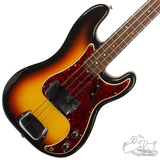 1966 Fender Precision Bass in 3 Tone Sunburst