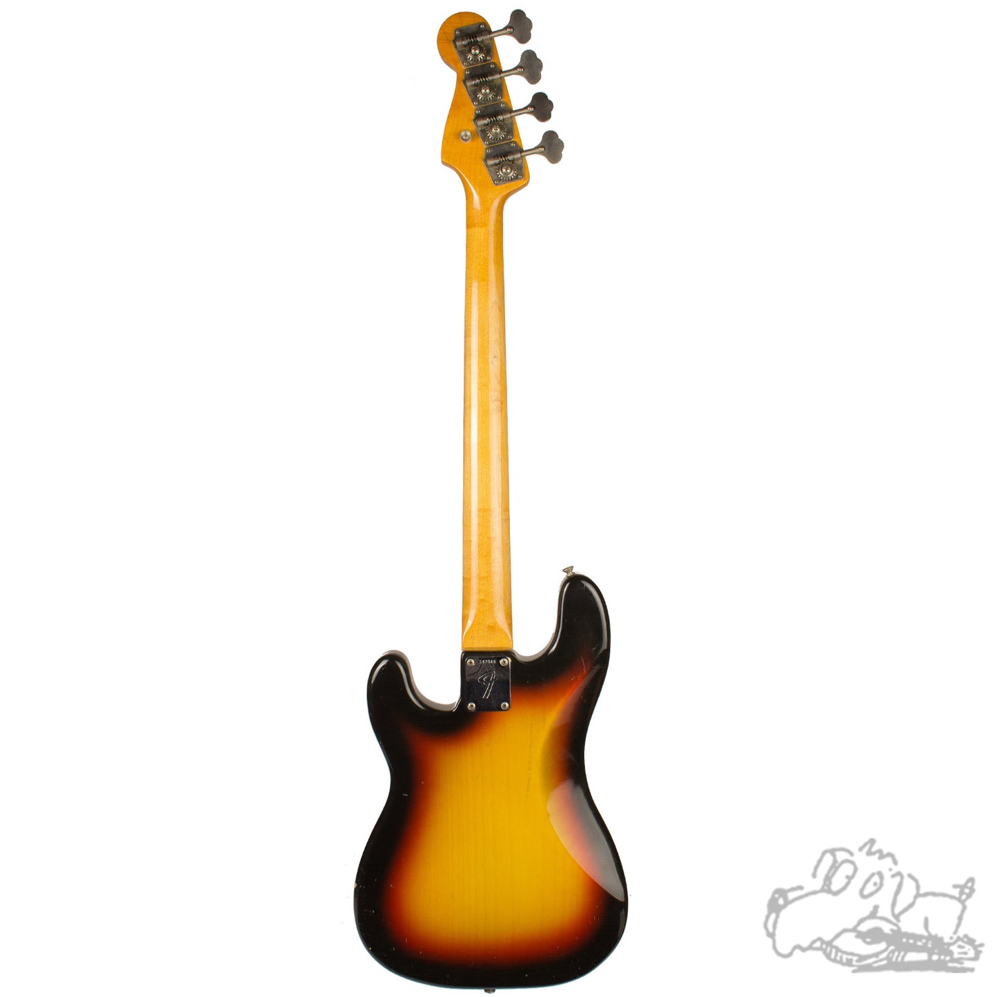 1966 Fender Precision Bass in 3 Tone Sunburst
