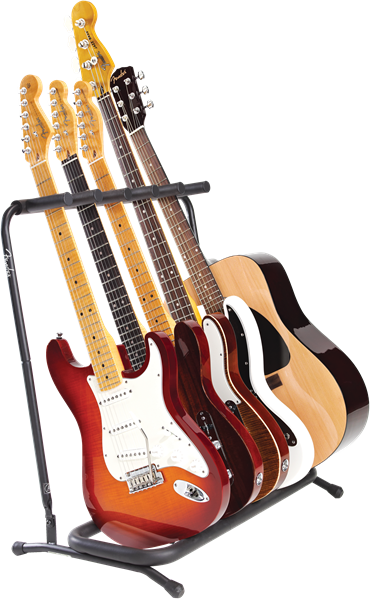 Fender Multi-Guitar Folding Stand - Holds up to 5 Guitars!