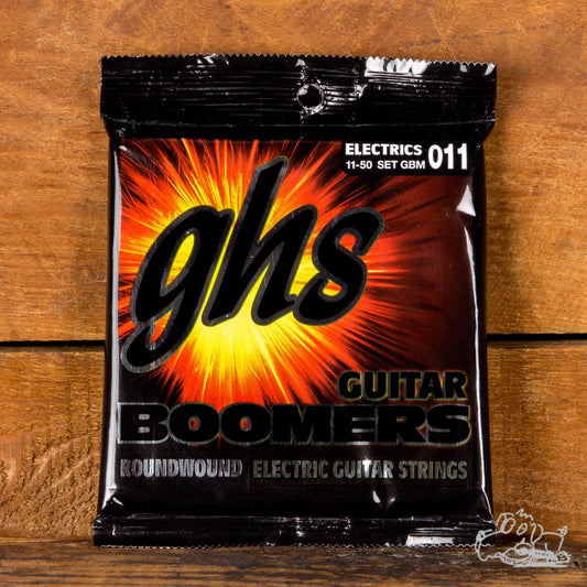 GHS Boomers 11-50 Roundwound Medium Electric Guitar Strings